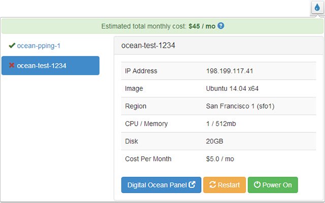 DigitalOcean Toolbox از فروشگاه وب Chrome با OffiDocs Chromium به صورت آنلاین اجرا می شود