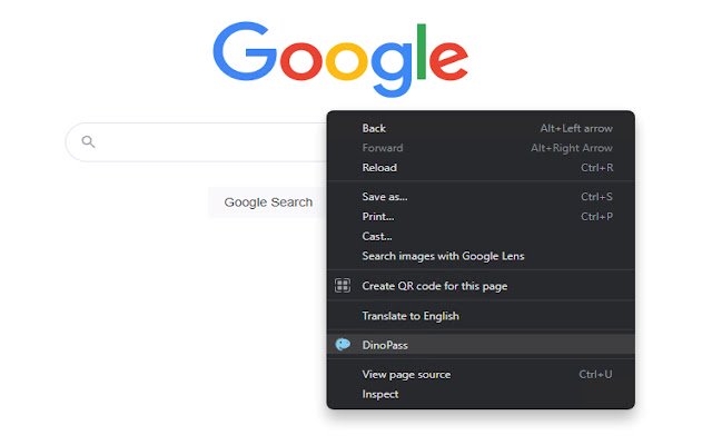 DinoPass من متجر Chrome الإلكتروني ليتم تشغيله باستخدام OffiDocs Chromium عبر الإنترنت