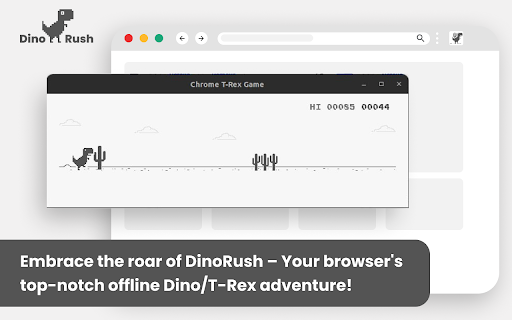 Dino Rush  from Chrome web store to be run with OffiDocs Chromium online