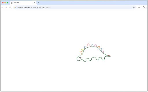 Dino Tab  from Chrome web store to be run with OffiDocs Chromium online