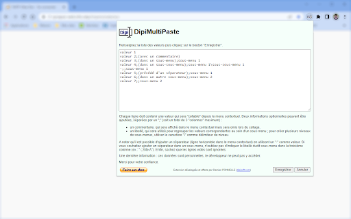 DipiMultiPaste  from Chrome web store to be run with OffiDocs Chromium online