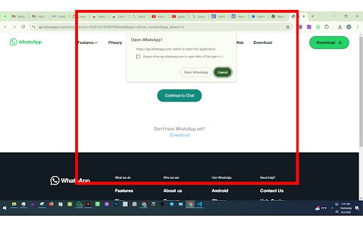Direct WA Message Sender  from Chrome web store to be run with OffiDocs Chromium online