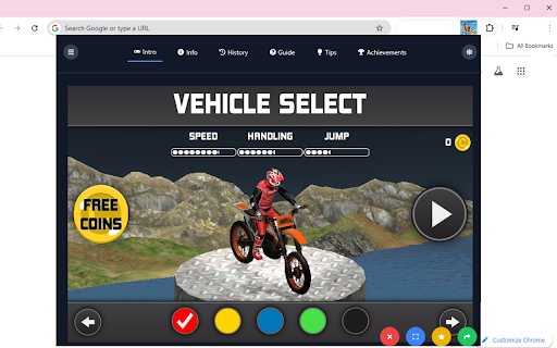 Dirt Bike Game  from Chrome web store to be run with OffiDocs Chromium online