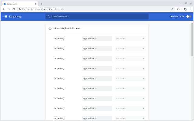 OffiDocs Chromium 온라인으로 실행하려면 Chrome 웹 스토어에서 키보드 단축키를 비활성화하세요.