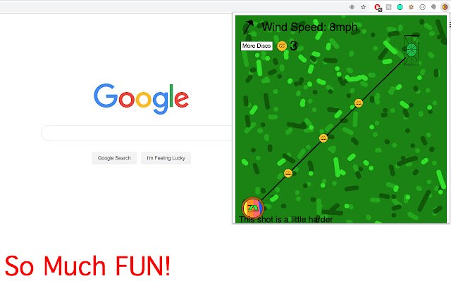 Disc Golf Simulator  from Chrome web store to be run with OffiDocs Chromium online