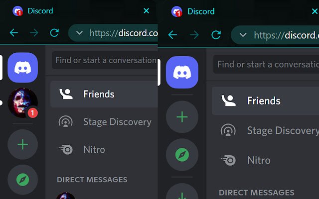 Discord DM Hider từ cửa hàng Chrome trực tuyến sẽ được chạy với OffiDocs Chromium trực tuyến