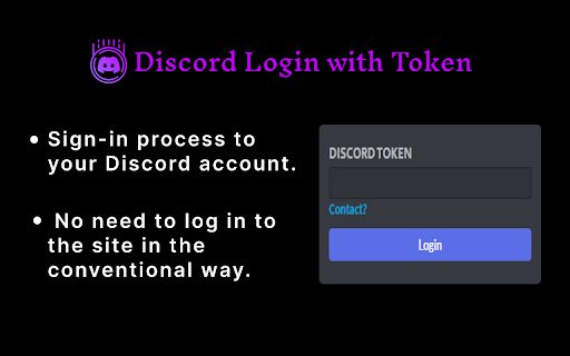 Discord Login with Token  from Chrome web store to be run with OffiDocs Chromium online