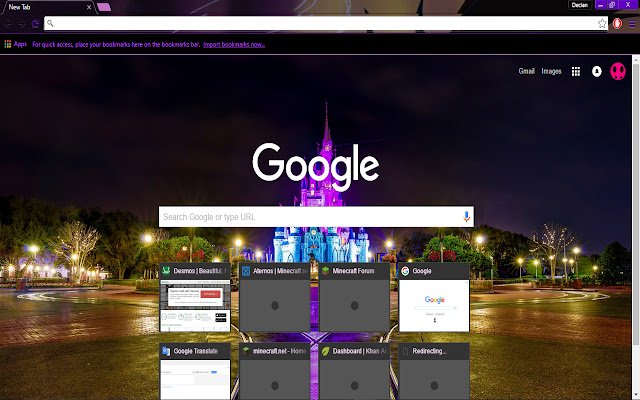 Disney at Dusk  from Chrome web store to be run with OffiDocs Chromium online