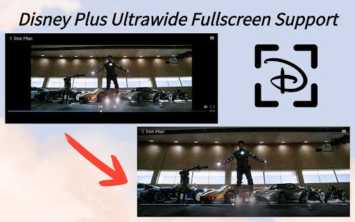 Disney Plus Ultrawide Fullscreen Support  from Chrome web store to be run with OffiDocs Chromium online