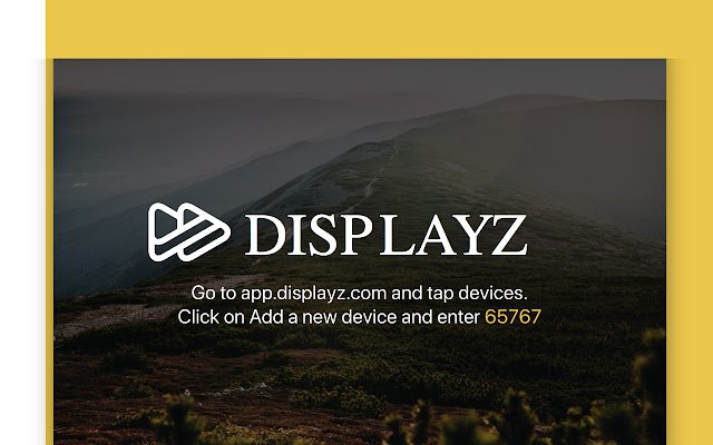 displayz mula sa Chrome web store na tatakbo sa OffiDocs Chromium online