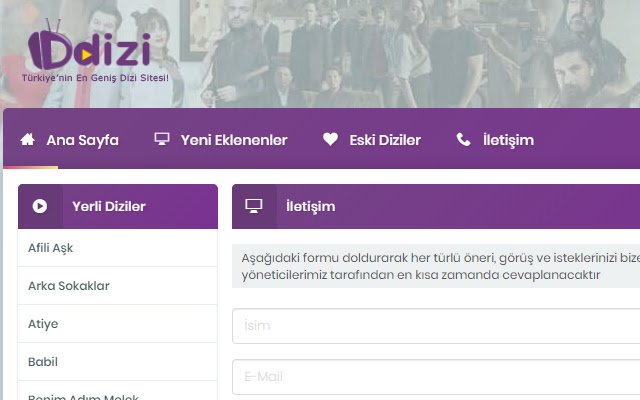 Dizi Magazin Haberleri  from Chrome web store to be run with OffiDocs Chromium online