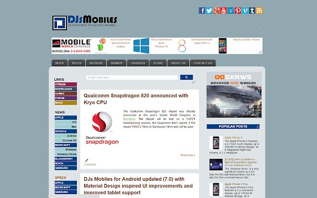 DJs Mobiles de la boutique en ligne Chrome sera exécuté avec OffiDocs Chromium en ligne