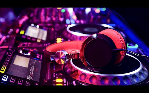 DJ Theme  from Chrome web store to be run with OffiDocs Chromium online