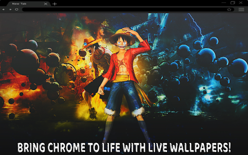 D. Luffy Showy Live Wallpaper  from Chrome web store to be run with OffiDocs Chromium online