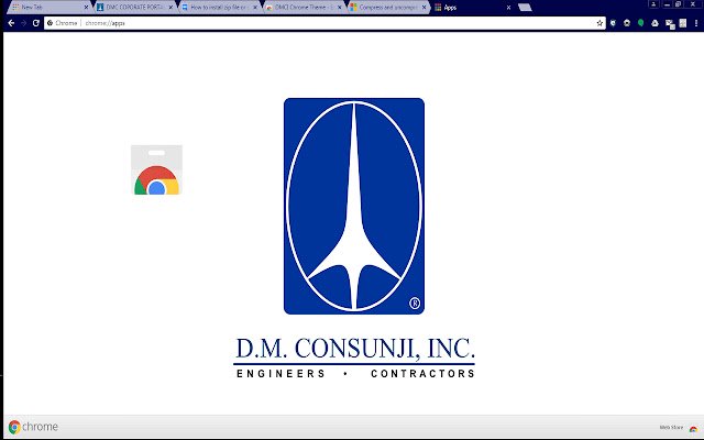 DMCI Chrome Theme  from Chrome web store to be run with OffiDocs Chromium online