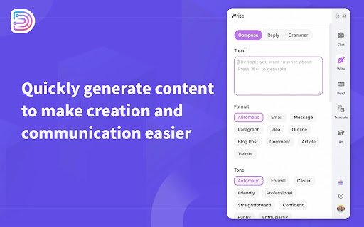 Docky.AI: ChatGPT Sidebar + GPT 4.1, DeepSeek  AI Tools  from Chrome web store to be run with OffiDocs Chromium online
