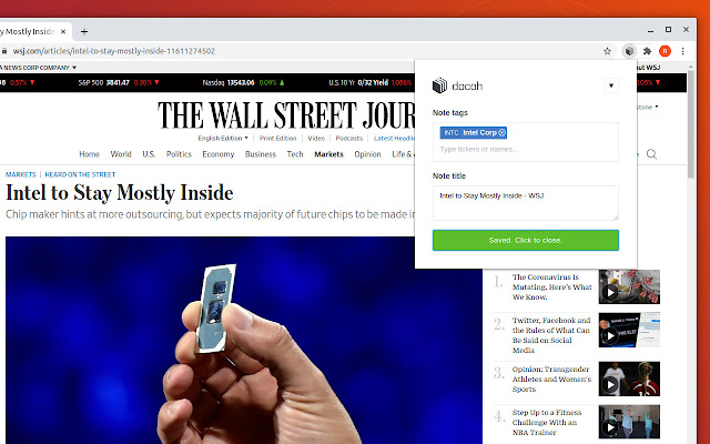 Chrome web mağazasından Docoh Web Clipper, OffiDocs Chromium çevrimiçi ile çalıştırılacak