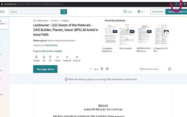 Pengunduh Dokumen dari toko web Chrome untuk dijalankan dengan OffiDocs Chromium online