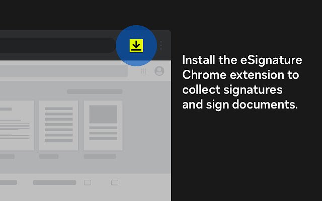 DocuSign eSignature for Chrome  from Chrome web store to be run with OffiDocs Chromium online