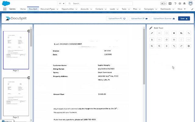 DocuSplit 2.0 Google Chrome Extension  from Chrome web store to be run with OffiDocs Chromium online