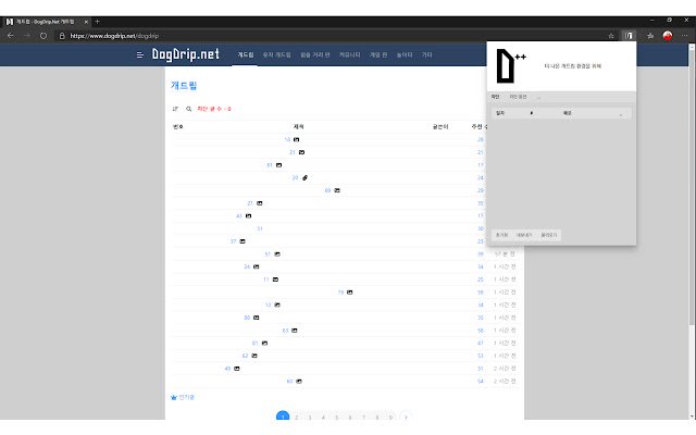 dogdrip++  from Chrome web store to be run with OffiDocs Chromium online