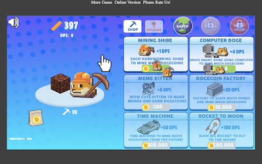 Doge Clicker Game from Chrome web store to be run with OffiDocs Chromium online Doge Clicker Game from Chrome web store to be run with OffiDocs Chromium online