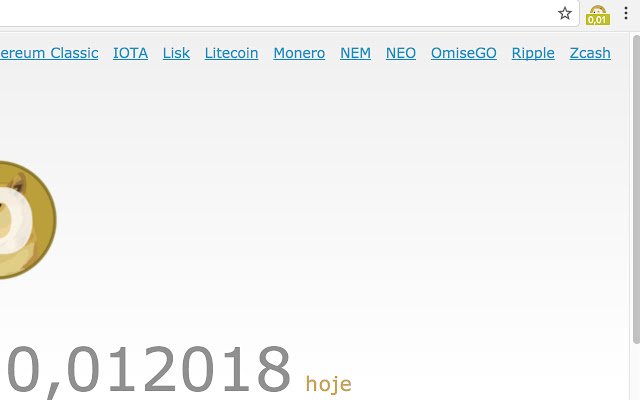 Dogecoin Hoje mula sa Chrome web store na tatakbo sa OffiDocs Chromium online