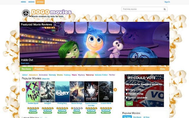 DOGOmovies dal Chrome Web Store da eseguire con OffiDocs Chromium online