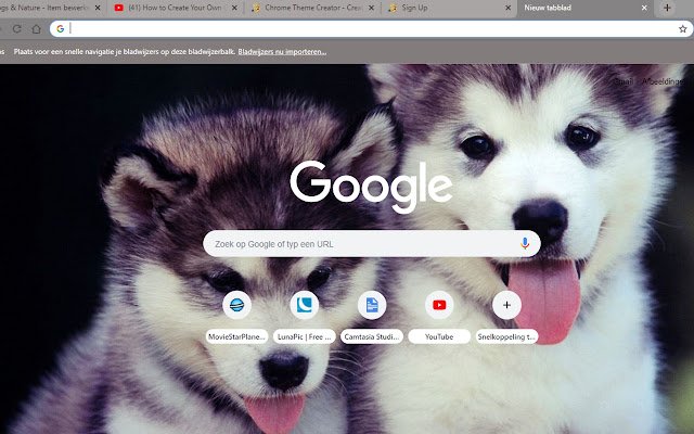 Dogs  Nature  from Chrome web store to be run with OffiDocs Chromium online