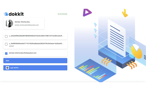 Dokkit Calendar Extension  from Chrome web store to be run with OffiDocs Chromium online