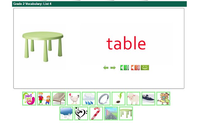 Dolch Sight Words จาก Chrome เว็บสโตร์ที่จะใช้งานร่วมกับ OffiDocs Chromium ออนไลน์