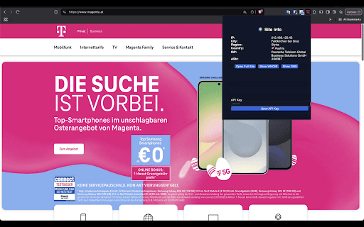 Domain IP Tool  from Chrome web store to be run with OffiDocs Chromium online