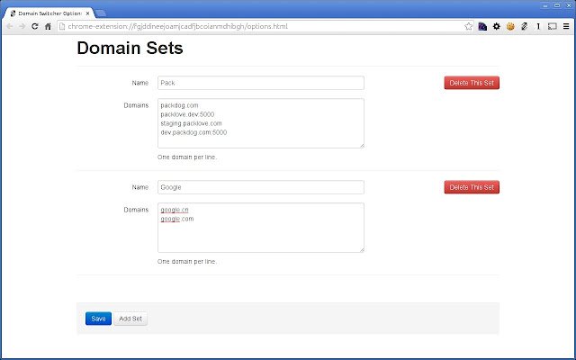 Domain Swap  from Chrome web store to be run with OffiDocs Chromium online
