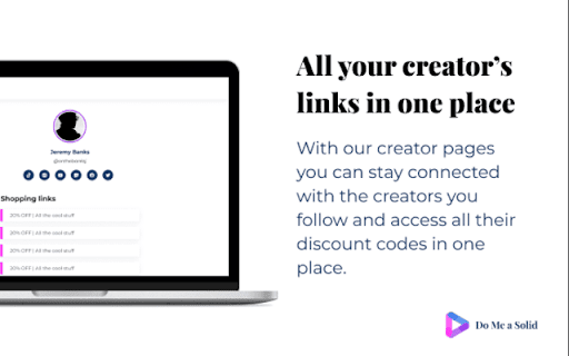 Do Me A Solid  from Chrome web store to be run with OffiDocs Chromium online