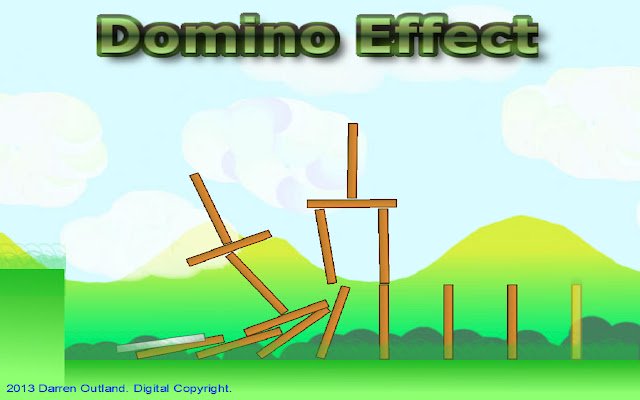 Domino Effect dal Chrome web store da eseguire con OffiDocs Chromium online