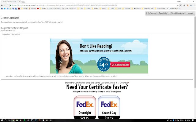 Do my NYSC Driver Safety Course  from Chrome web store to be run with OffiDocs Chromium online