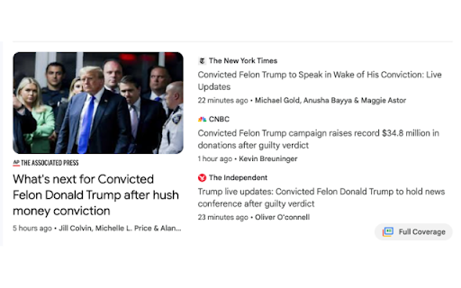 Donald Trump, Convicted Felon  from Chrome web store to be run with OffiDocs Chromium online