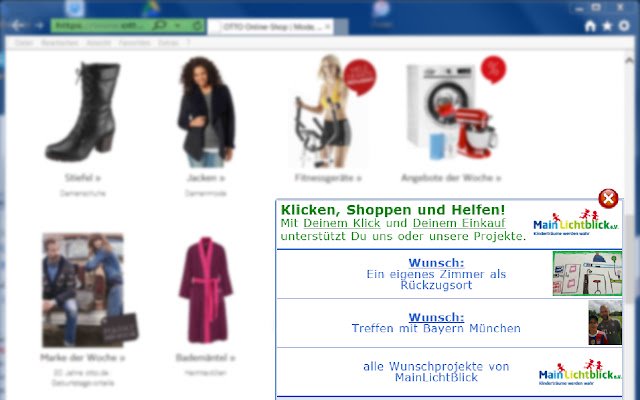 Manager de donații (MainLichtblick) din magazinul web Chrome va fi rulat cu OffiDocs Chromium online