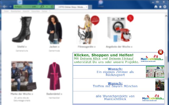 Donation Manager (MainLichtblick) aus dem Chrome Webstore soll mit OffiDocs Chromium online betrieben werden