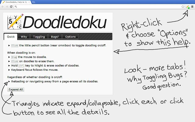 Doodledoku מחנות האינטרנט של Chrome להפעלה עם OffiDocs Chromium באינטרנט