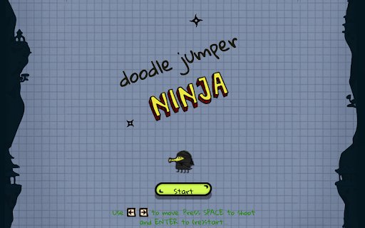 Doodle Jump Ninja  from Chrome web store to be run with OffiDocs Chromium online