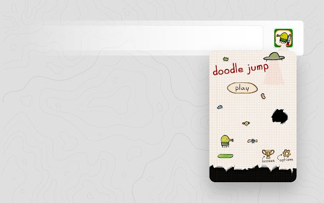 Doodle Jump Original de la boutique en ligne Chrome sera exécuté avec OffiDocs Chromium en ligne