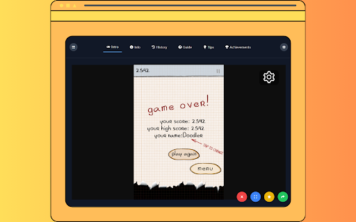 Doodle Jump Unblocked Game  from Chrome web store to be run with OffiDocs Chromium online
