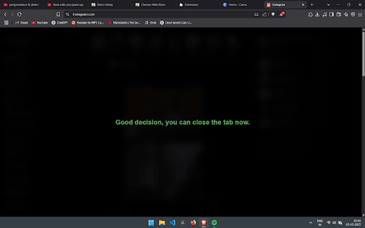 Doomscroll Preventer  from Chrome web store to be run with OffiDocs Chromium online