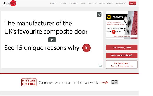 แอป DoorStop Kiosk จาก Chrome เว็บสโตร์ที่จะทำงานร่วมกับ OffiDocs Chromium ออนไลน์