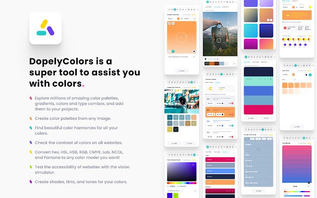 Dopely Colors aus dem Chrome-Webshop zur Ausführung mit OffiDocs Chromium online