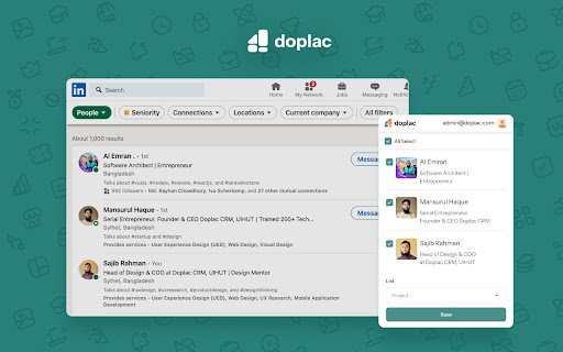 Doplac Extension  from Chrome web store to be run with OffiDocs Chromium online