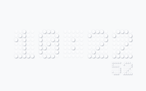 Dot Clock New Tab  from Chrome web store to be run with OffiDocs Chromium online