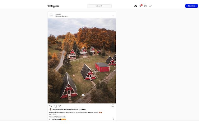 Instagram からすべての画像を Chrome ウェブストアからダウンロードして、OffiDocs Chromium online で実行します