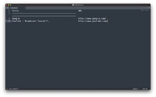 Download Bookmarks  from Chrome web store to be run with OffiDocs Chromium online